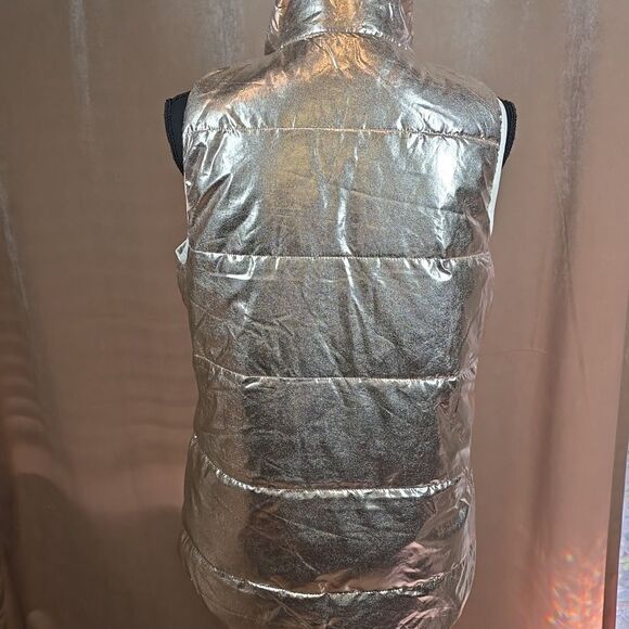 Rose Gold Puffer Vest - Picture 7 of 14